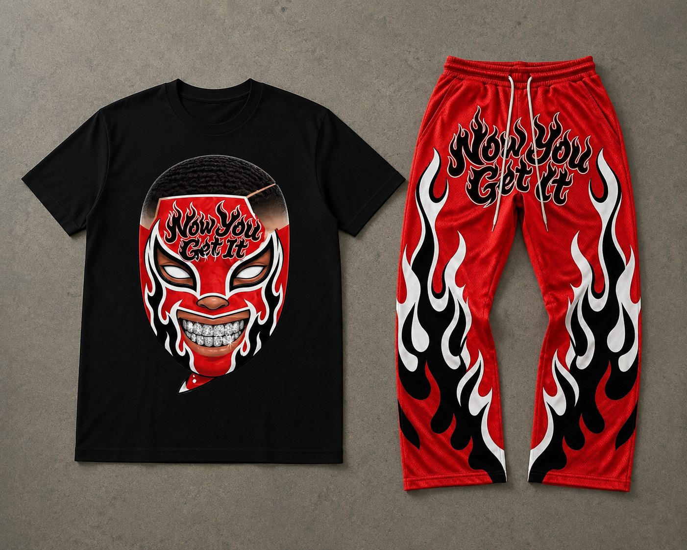 Now You Get It Red and Black “FLAMER” Set